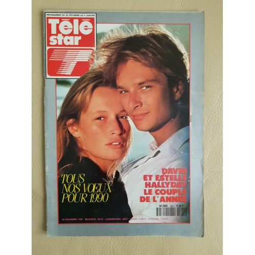 Télé Star - 1990 - David Et Estelle Hallyday