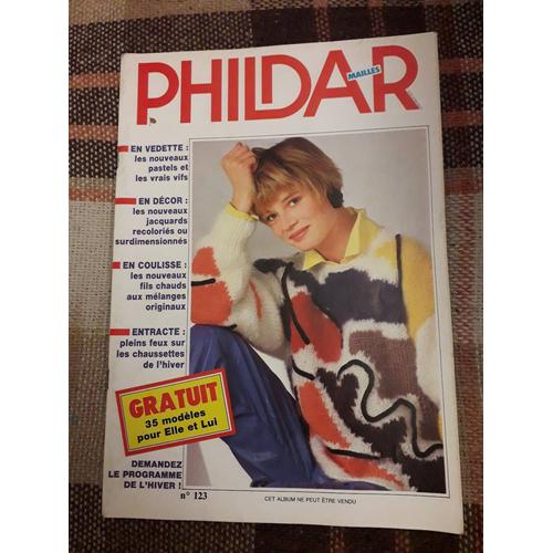 Magazine Tricot Phildar N 123