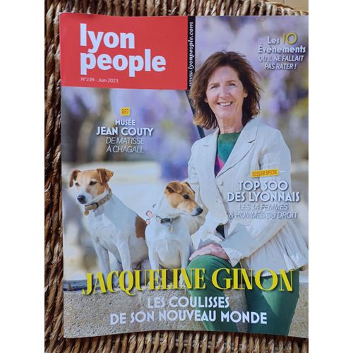 Lyon People N° 239 Jacqueline Ginon