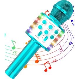 Nouveau microphone pour enfants, microphone pour enfants pour chanter  microphone dynamique portable karaoké portable microphone filaire pour  filles