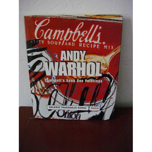 Andy Warhol Campbell's Soup Box Paintings (Edition Française)