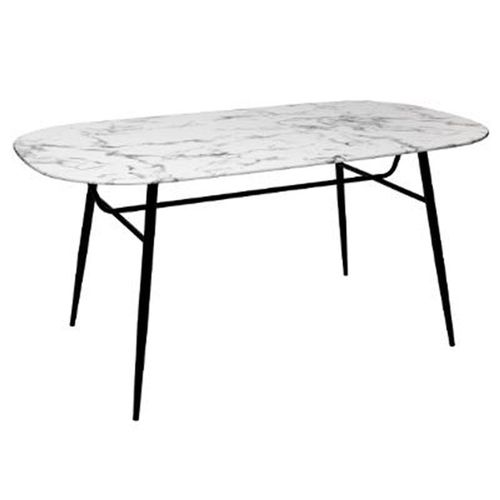 Table De Repas Design "Roxas" 160cm Blanc