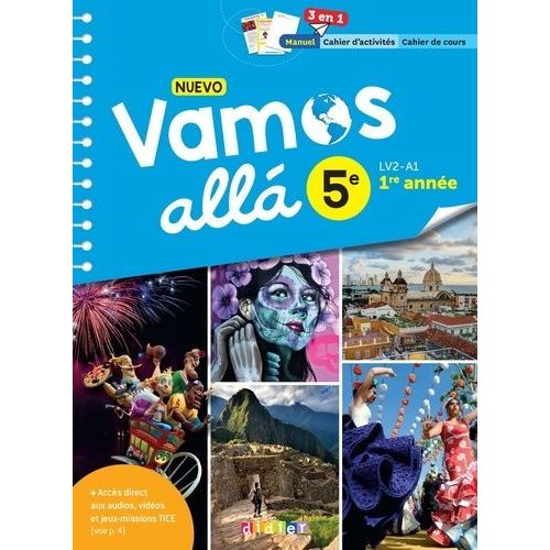 Espagnol 5e Lv2-A1 1re Année Nuevo Vamos Allá