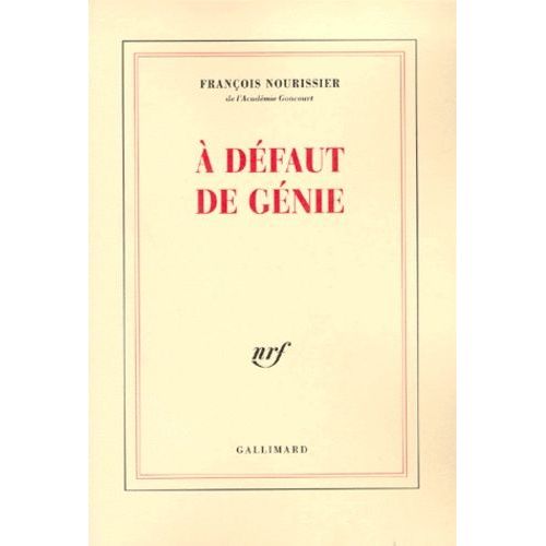 A Défaut De Génie