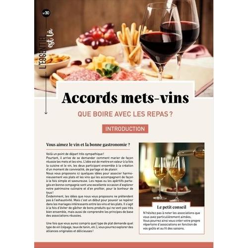 Accord Mets-Vins - De L'apéro Au Dessert