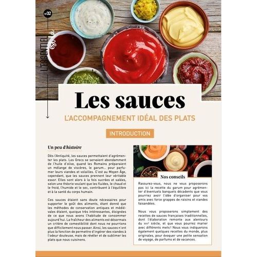 Les Sauces - Pour Des Plats Savoureux