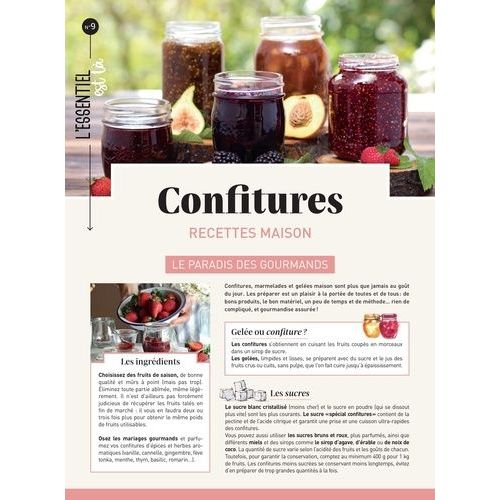 Confitures Recettes Maison - Le Paradis Des Gourmands