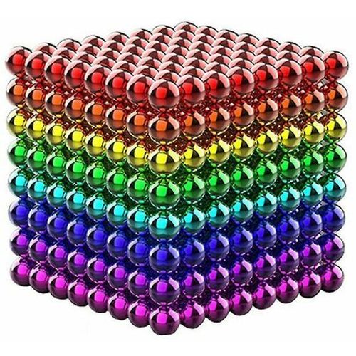 Balles Magnétiques Ensemble De 512 5mm Fun Soulagement Du Stress Jouet De Bureau Jouets Éducatifs Couleur Buck Ball Pour Adultes
