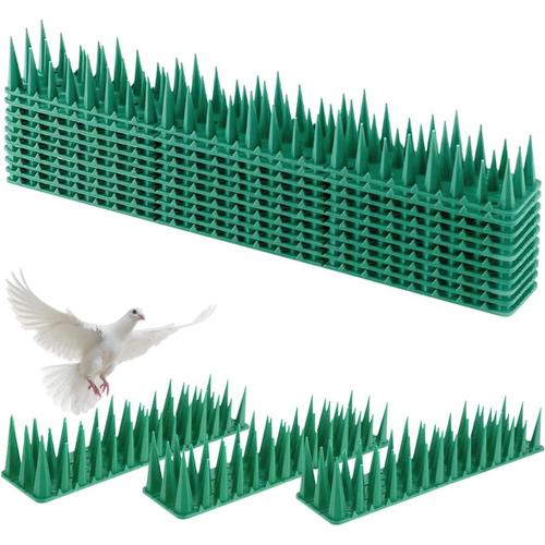 Pic Anti Oiseaux, 10pcs Pics Anti Pigeon en Plastique, Pique Anti Pigeons pour Balcon, Pic Anti Pigeons, Répulsif Oiseaux Jardin, Anti Pigeon Toit, Repulsif Anti Pigeon pour Antenne