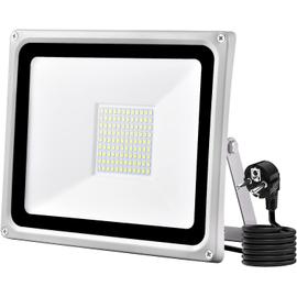 Projecteur LED Exterieur 100W, 10000LM Spot LED Extérieur, 6500K Blanc  Froid éclairage de Sécurité D'extérieur