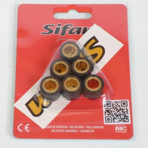 Galet Rouleau De Variateur Sifam Pour Scooter Piaggio 50 Sfera Rst 1995 À 1998 16x13 8.5grs Neuf