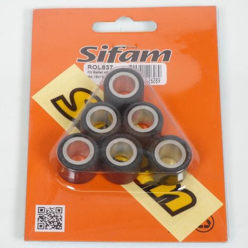 Galet Rouleau De Variateur Sifam Pour Scooter Piaggio 50 Zip Sp 2t 2001 À 2005 19x15.5 5grs Neuf