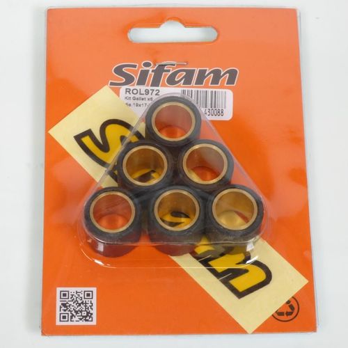 Galet Rouleau De Variateur Sifam Pour Scooter Aprilia 125 Sr Motard 2012 À 2016 19x17 8.7grs Neuf