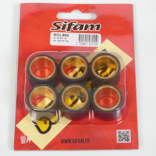 Galet Rouleau De Variateur Sifam Pour Scooter Kymco 300 X-Citing I 2008 À 2015 23x18 17grs Neuf