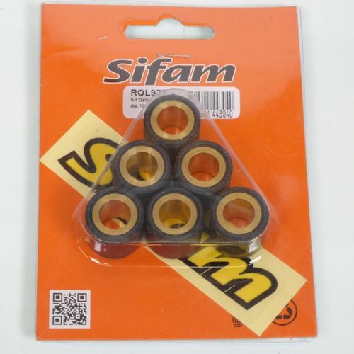 Galet Rouleau De Variateur Sifam Pour Scooter Piaggio 125 Beverly Tourer Euro3 2008 À 2010 19x17 14.5grs Neuf