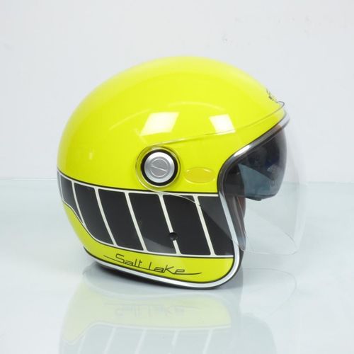 Casque Jet Torx Pour Deux Roues Torx Taille Xl Salt Lake Tz Yellow Black Shin Neuf