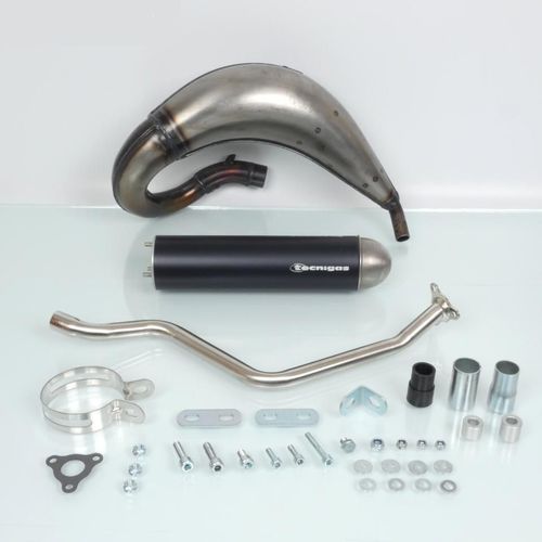 Pot D Échappement Tecnigas Pour Moto Mbk 50 Xlimit 2004 E-Nox Steel / 061254121 Neuf