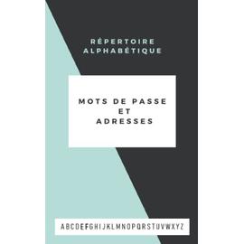 Carnet D'adresses: Carnet Adresse Répertoire Alphabetique De Poche Petit  Format Floral (French Edition)