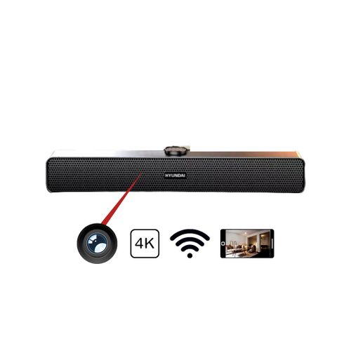 Enceinte Bluetooth Caméra espion 4K Wifi pro