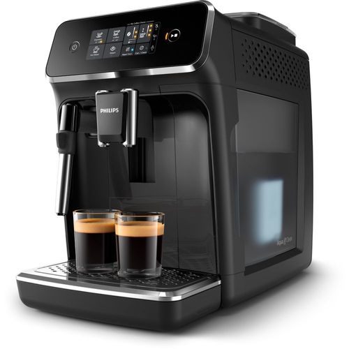 Philips Series 2200 EP2221 - Machine à café automatique avec mousseur à lait - 15 bar - noir brillant