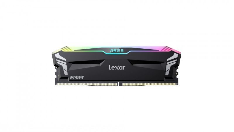 Kit Barrettes mémoire 32Go (2x16Go) DIMM DDR4 Lexar Ares RGB 3600Mhz (Noir)  à prix bas