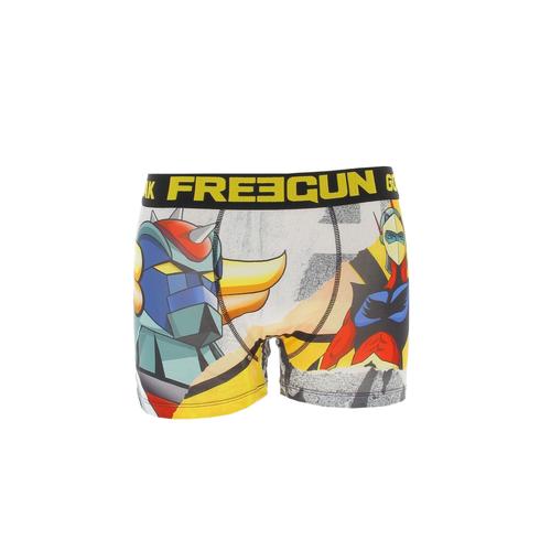 Sous Vêtement Boxer Freegun Boxer Homme En Microfibre Jaune