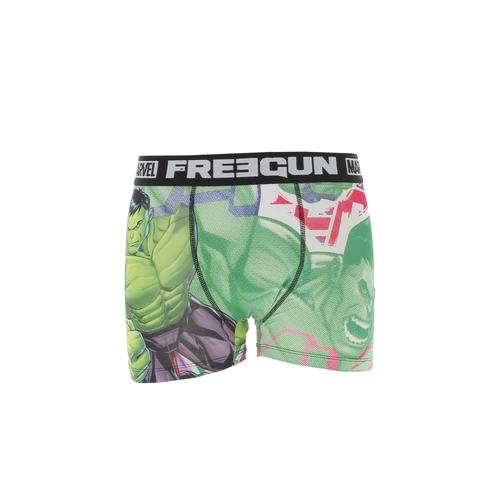 Sous Vêtement Boxer Freegun Boxer Homme En Microfibre Vert