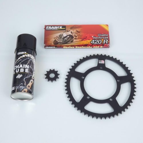 Kit Chaîne Fe Pour Moto Generic 50 Trigger Sm 2006 À 2018 11x55 P420 Ø105mm Neuf