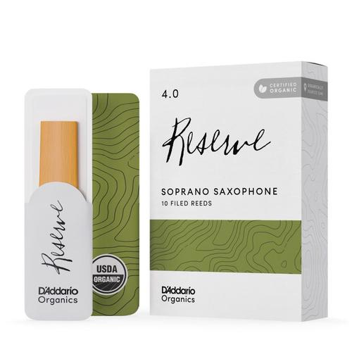 D'addario - 10 Anches Sax Soprano Organic Reserve, Force 4