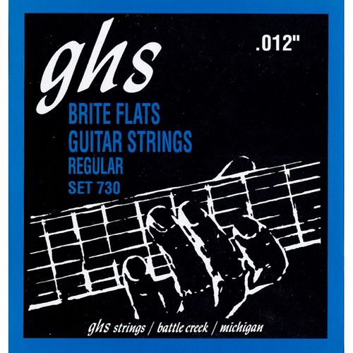 Ghs 730 - Brite Flats Regular - Jeu Guitare Électrique