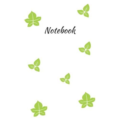 Leaf Print Notebook: 120 Pages Lined Notebook