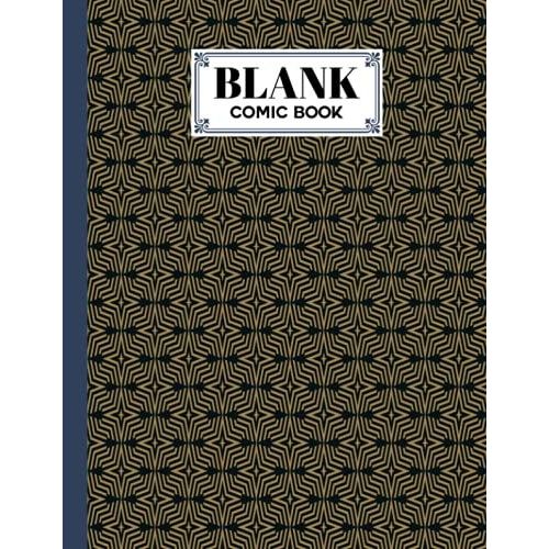 Blank Comic Book: Premium Striped Cover Blank Comic Book, Create Your Own Story, Journal, Notebook, Sketchbook For Kids And Adults, 120 Pages - Size 8.5" X 11" Notebook By Jason A Pierce