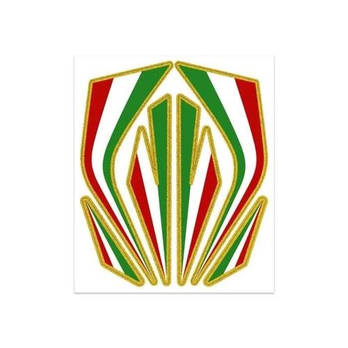 Sticker Autocollants Décoratifs Drapeau Italie, Table 16 X 13.5 Cm