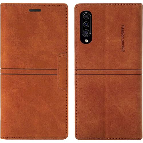 Coque Samsung Galaxy A50/A50s/A30s, Etui Portefeuille Samsung A50/A50s/A30s [Magntique] Antichoc Housse Cuir Pour Samsung A50/A50s/A30s [Fentes Pour Cartes] Pour Samsung A50/A50s/A30s (Brun)