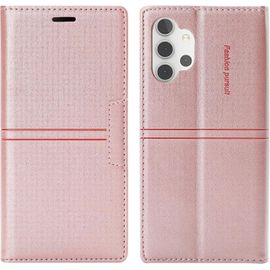 Coque Samsung Galaxy A52 4g/5g /A52s 5g, Etui Portefeuille Samsung A52 4g/5g /A52s 5g [Magntique] Tpu Housse Cuir [Fentes Pour Cartes] [Etui Rabat] Pour Samsung A52 4g/5g /A52s 5g (Rose)