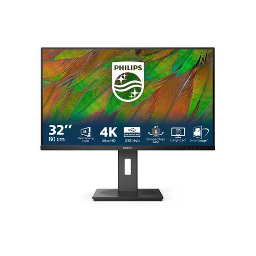 Philips 32B1N3800 - 3000 Series - écran LED - 32" (31.5" visualisable) - 3840 x 2160 4K UHD (2160p) @ 60 Hz - VA - 350 cd/m² - 3500:1 - 4 ms - 2xHDMI, DisplayPort - haut-parleurs - noir