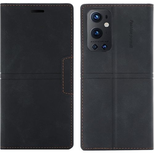 Coque Oneplus Nord N200 5g, Etui Oneplus Nord N200 5g [Magntique] Tpu Antichoc Housse Cuir Premium En Cuir Pu [Fentes Pour Cartes] [Etui Rabat] [Pochette De Portefeuille] Flip Case (Noir)