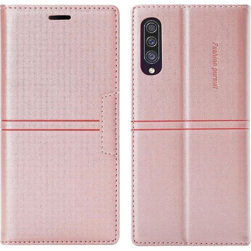Coque Samsung Galaxy A70/A70s, Etui Portefeuille Samsung A70/A70s [Magntique] Tpu Antichoc Housse Cuir Pour Samsung A70/A70s [Fentes Pour Cartes] [Etui Rabat] Pour Samsung A70/A70s (Rose)