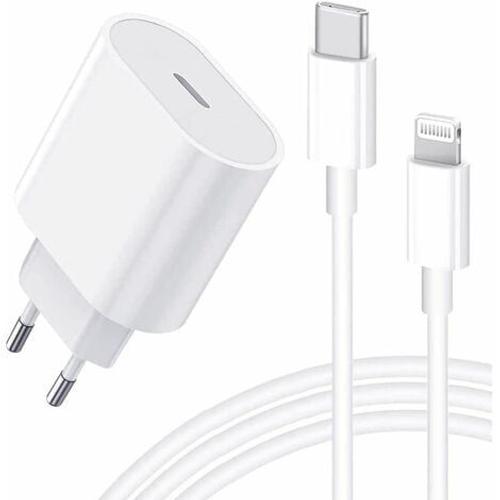 Certifié Apple Mfi Iphone Chargeur Rapide Usb C - Chargeur Rapide Pd 20w Avec 2m Cable Usb C Vers Lightning Compatible Avec Iphone 14/14 Plus/14 Pro/14 Pro Max/13/12/11/Se/Ipad Pro