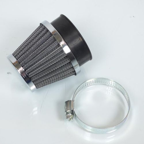 Cornet Filtre À Air Conique Chromé Ø55 Pour Moto Vintage Old School Vicma E8a9920s2b