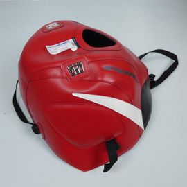 Tapis De Réservoir Bagster Pour Moto Honda Cbr 600 F 1999 1382e Rouge Pointe Blanche