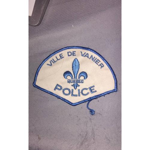 Écusson Police De Vanier Québec Obsolète