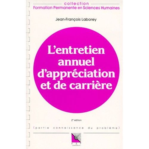 L'entretien Annuel D'appréciation Et De Carrière - Connaissance Du Problème