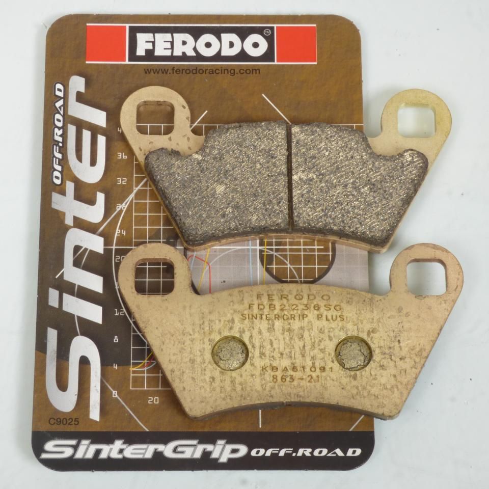 Plaquette De Frein Ferodo Pour Buggy Polaris 900 Rzr 2012 À 2013 Ar Neuf