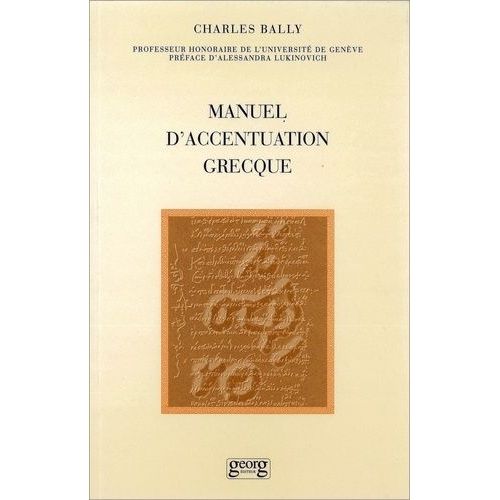 Manuel D'accentuation Grecque