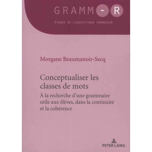 Conceptualiser Les Classes De Mots