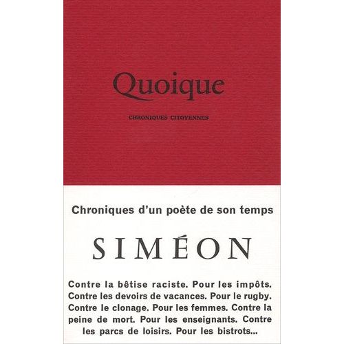 Quoique - Chroniques Citoyennes