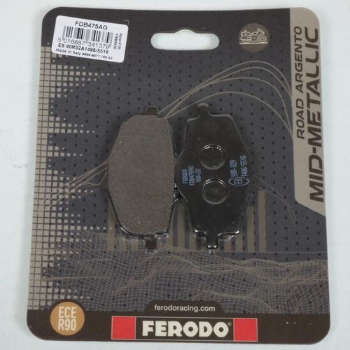 Plaquette De Frein Ferodo Pour Scooter Mbk 125 Flame 1996 À 1999 4th/4ut / Av Neuf
