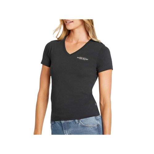 T Shirt Guess American Femme Noir