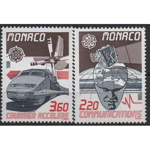 Monaco Timbres Europa 1988-1989